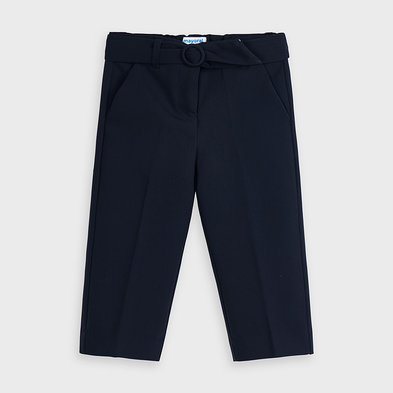 Calça fluida cropped mayoral