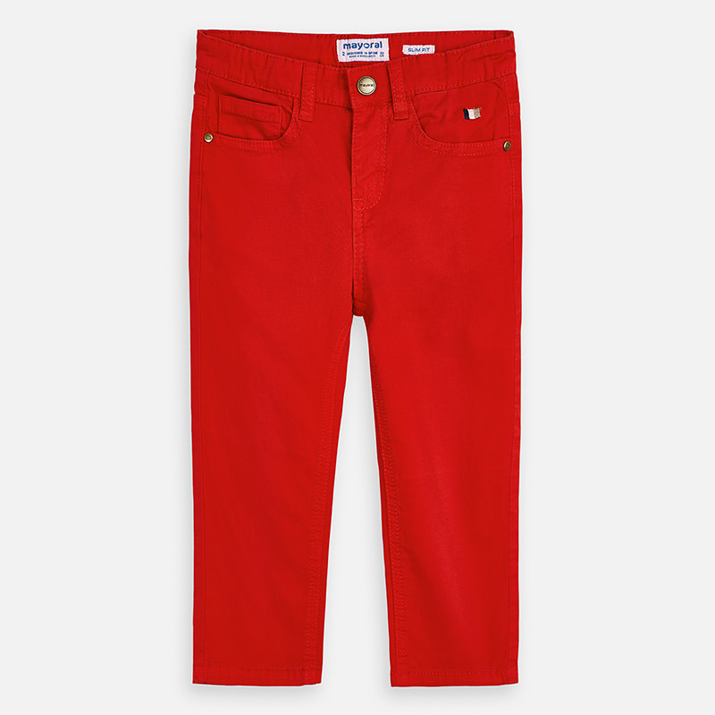 Calça de sarja slim Mayoral