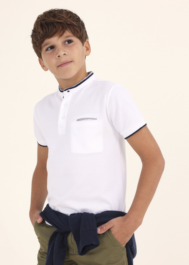 Polo m/curta contrastes Mayoral