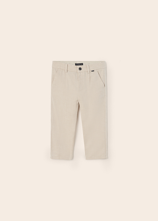 calça linho classica Mayoral