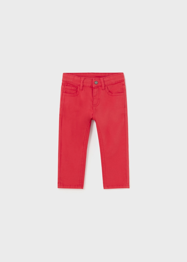 Calça sarja slim fit básica Mayoral