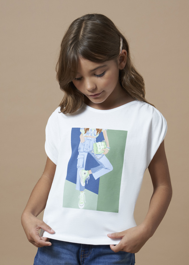 Camiseta m/cta gráfica Mayoral - Image 2