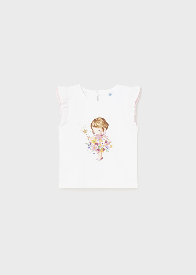 T´shirt combinada tule Mayoral