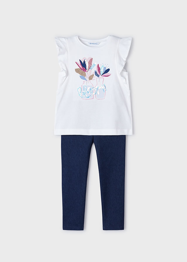 Conj. leggings aplicações Mayoral
