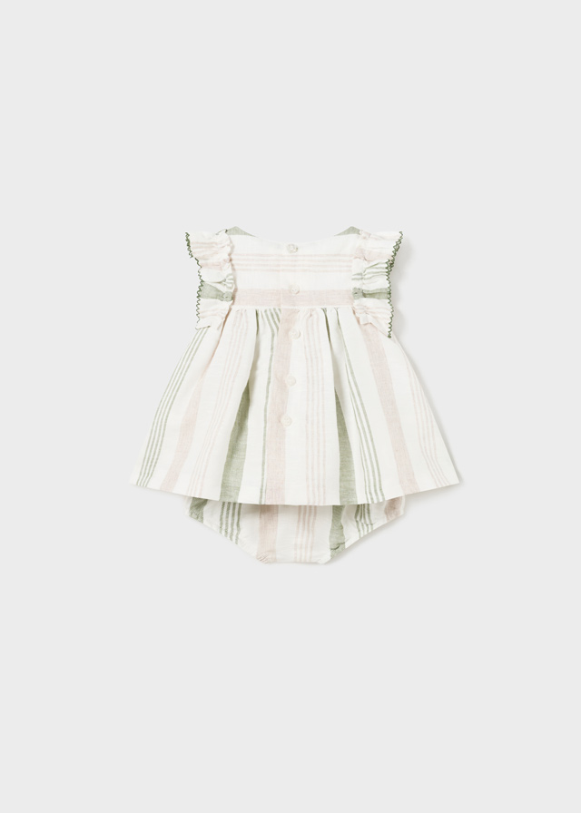 Vestido riscas linho Mayoral - Image 2