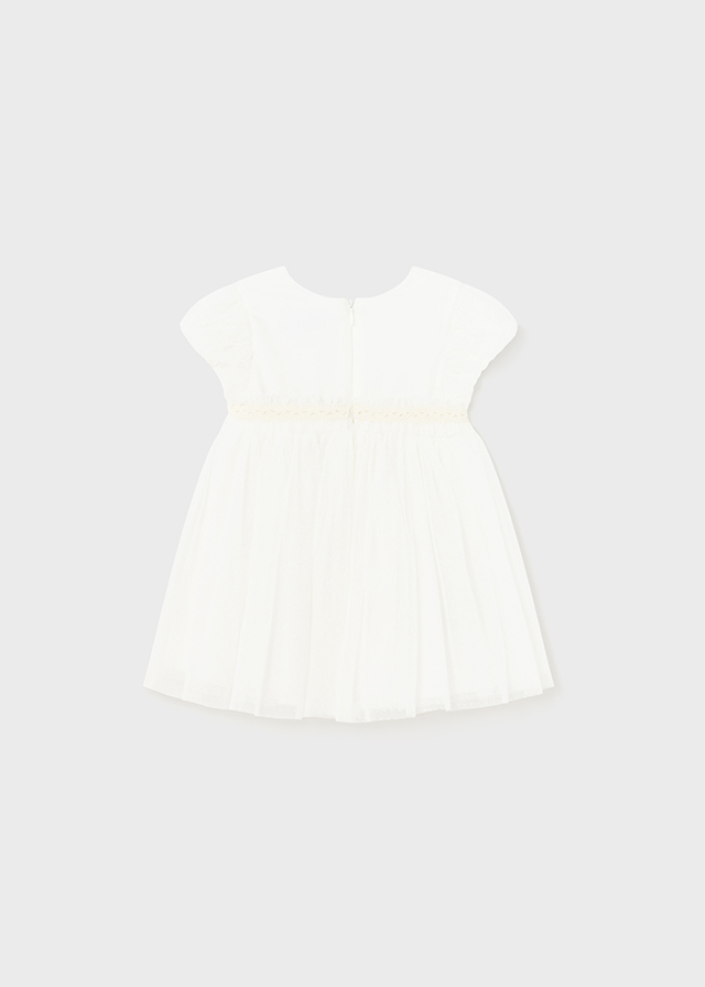 Vestido tule plissado Mayoral - Image 4