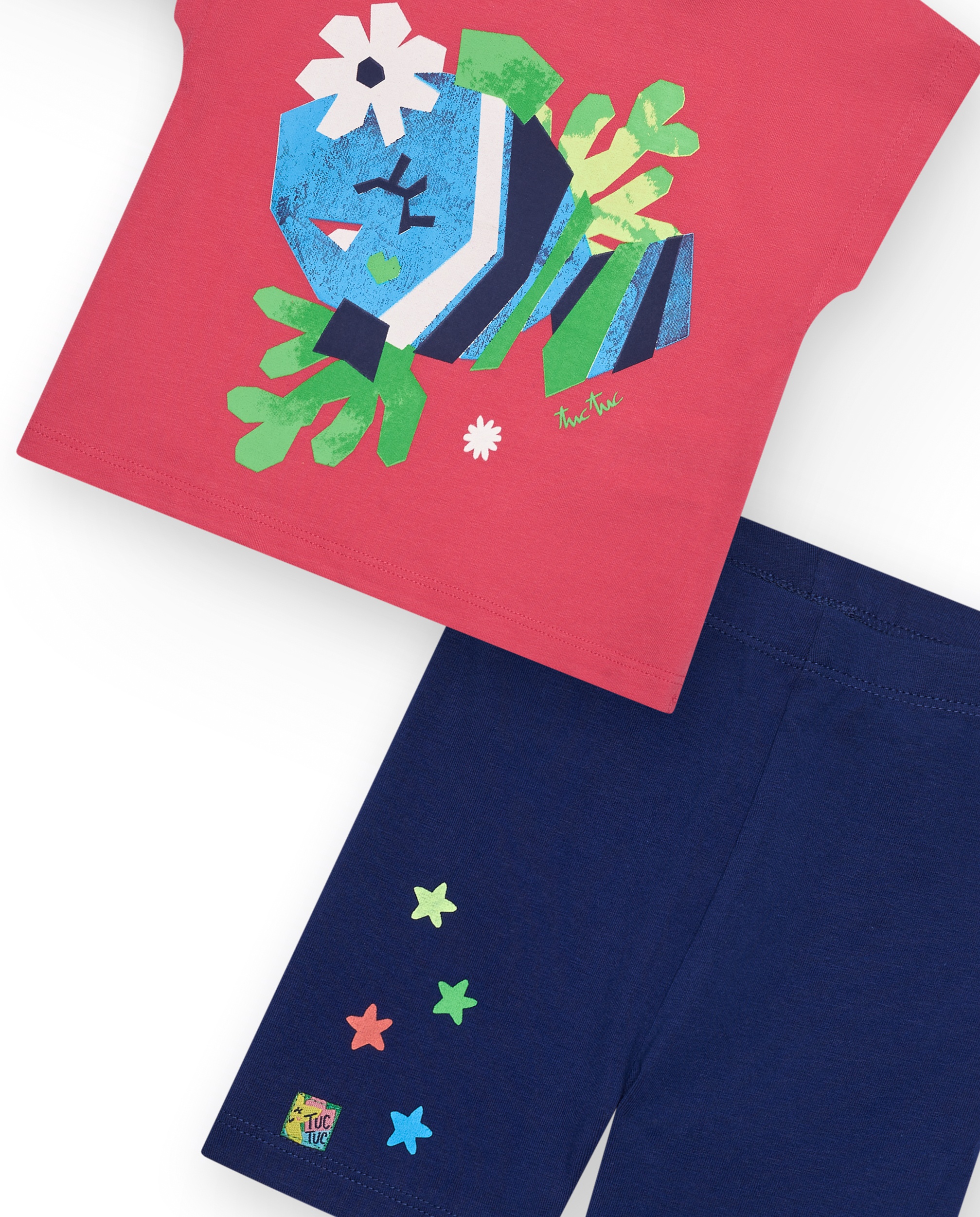 2 T-SHIRT E LEGGING CICLISTA ALGODÃO - Image 3