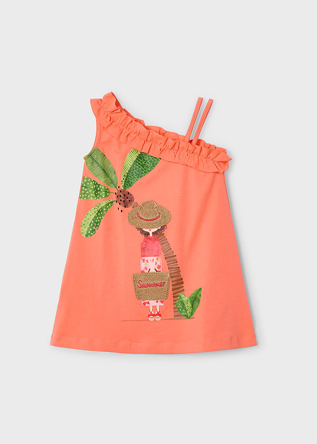 Vestido assimetrico Mayoral